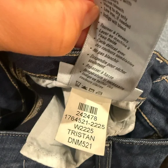 PAIGE Verdugo Ankle Dark Blue denim jeans - Picture 6 of 6